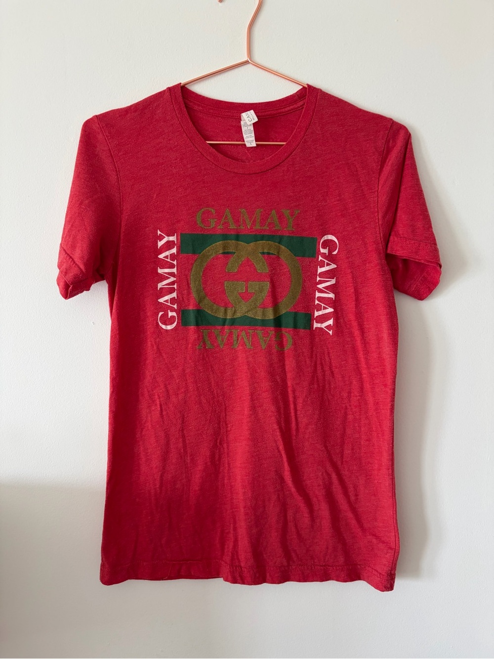 GAMAY Red Logo Graphic Tee